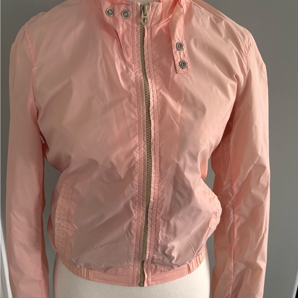 Women's Peach Members Only Nylon Jacket - Picture 1 of 7